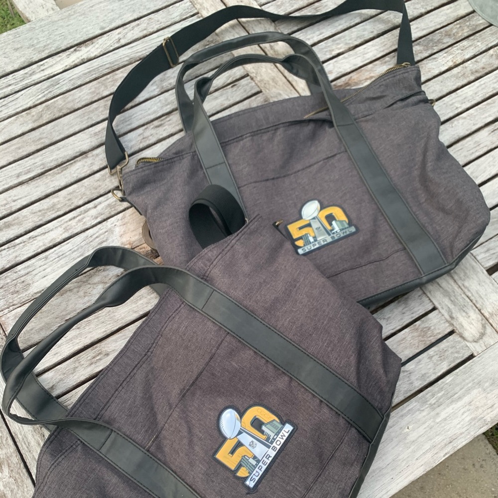 NWOT Super Bowl 50 Travel Gym Tote